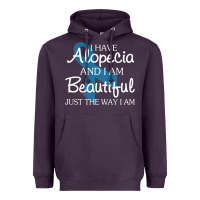Plum I Have Alopecia Awareness, I Am Beautiful Just Th Heavyweight Hoodie - longCreatives