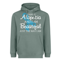 Sage I Have Alopecia Awareness, I Am Beautiful Just Th Heavyweight Hoodie - longCreatives