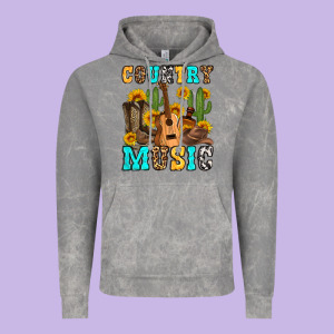 Country Music Western Olivia Vintage Hoodie Designed By Oliviacreatesart