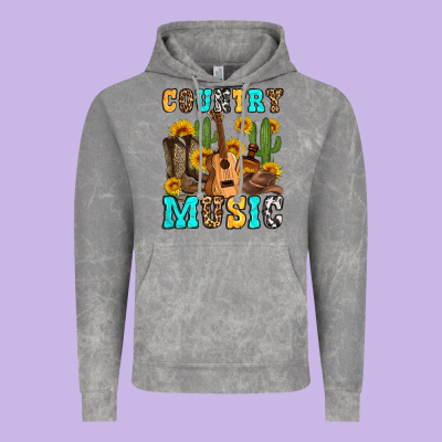 Country Music Western Olivia Vintage Hoodie Designed By Oliviacreatesart