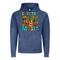 Vintage Denim country music western olivia Vintage Hoodie - OliviaCreatesArt