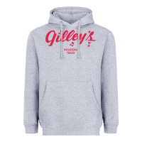 Heather Grey GILLEY S BAR URBAN COWBOY GILLEYS TEXAS Heavyweight Hoodie - longCreatives