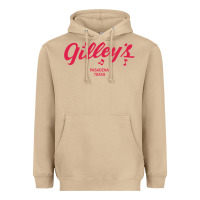 Mushroom GILLEY S BAR URBAN COWBOY GILLEYS TEXAS Heavyweight Hoodie - longCreatives