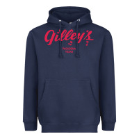 Navy GILLEY S BAR URBAN COWBOY GILLEYS TEXAS Heavyweight Hoodie - longCreatives