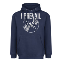 Navy I Prevail  Skeleton Hands  Official Merchandise Premium Heavyweight Hoodie - longCreatives