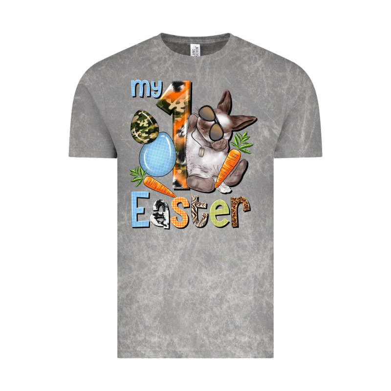 My First Easter Boy Easter Day Vintage Tee by HowdyJamesFarm | Teevron