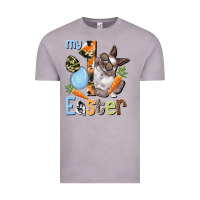 Vintage Zinc My first Easter Boy Easter Day Vintage Tee - HowdyJamesFarm