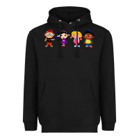 Black Little Einsteins Heavyweight Hoodie - longCreatives