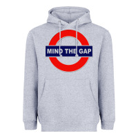 Heather Grey Mind The Gap Heavyweight Hoodie - longCreatives