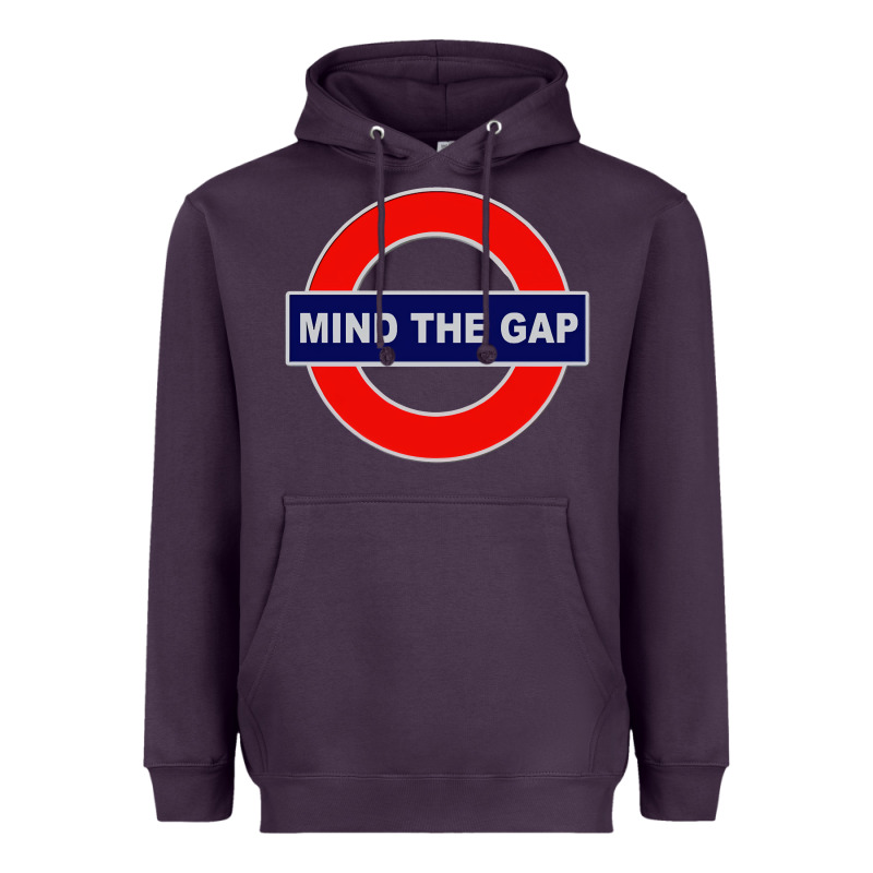 Mind The Gap Heavyweight Hoodie by longCreatives | Teevron