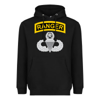 Black Ranger and Airborne Master Heavyweight Hoodie - longCreatives