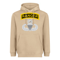 Mushroom Ranger and Airborne Master Heavyweight Hoodie - longCreatives