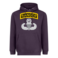 Plum Ranger and Airborne Master Heavyweight Hoodie - longCreatives
