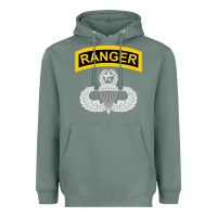 Sage Ranger and Airborne Master Heavyweight Hoodie - longCreatives