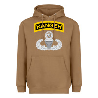 Toasted Coconut Ranger and Airborne Master Heavyweight Hoodie - longCreatives