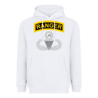 White Ranger and Airborne Master Heavyweight Hoodie - longCreatives