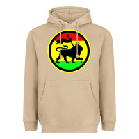 Mushroom Rasta Lion Heavyweight Hoodie - longCreatives
