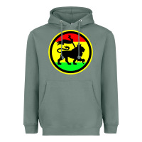 Sage Rasta Lion Heavyweight Hoodie - longCreatives