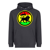 Smoke Rasta Lion Heavyweight Hoodie - longCreatives