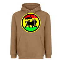 Toasted Coconut Rasta Lion Heavyweight Hoodie - longCreatives