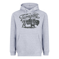Heather Grey Turnpike Copy Heavyweight Hoodie - longCreatives