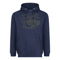 Navy Turnpike Copy Heavyweight Hoodie - longCreatives