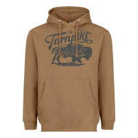 Toasted Coconut Turnpike Copy Heavyweight Hoodie - longCreatives