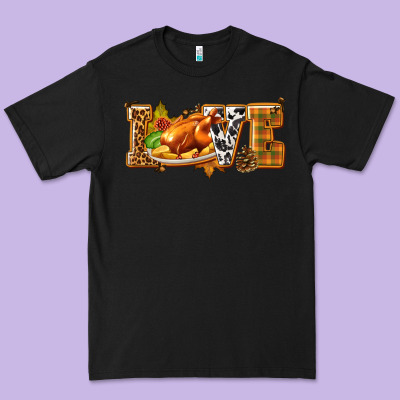 Love With Turkey Premium Tee Designed By Texasbilliewilder