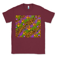 Burgundy Mardi Gras tumbler Classic Tee - HowdyJamesFarm