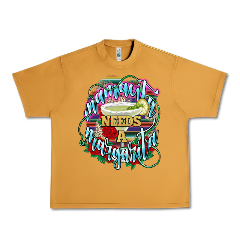 Mamacita Needs A Margarita Mexico Urban Heavy Tee by HowdyJamesFarm | Teevron