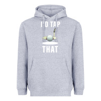 Heather Grey I'd Tap That TFunny Golf Heavyweight Hoodie - longCreatives