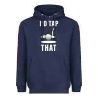 Navy I'd Tap That TFunny Golf Heavyweight Hoodie - longCreatives