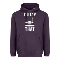 Plum I'd Tap That TFunny Golf Heavyweight Hoodie - longCreatives