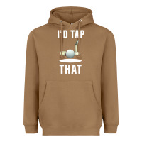 Toasted Coconut I'd Tap That TFunny Golf Heavyweight Hoodie - longCreatives