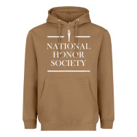 Toasted Coconut National Honor Society Torch Heavyweight Hoodie - longCreatives