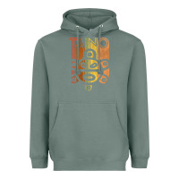 Sage Taino Sun Boricua Vintage Taino Gift of Puerto Rico Heavyweight Hoodie - longCreatives