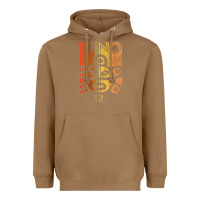 Toasted Coconut Taino Sun Boricua Vintage Taino Gift of Puerto Rico Heavyweight Hoodie - longCreatives