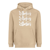 Mushroom Retro Three England Lions Vintage Souvenir Heavyweight Hoodie - longCreatives