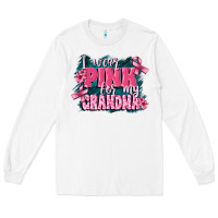 White i wear pink for my grandma Long Sleeve Tee - FaDigitalArtStudio
