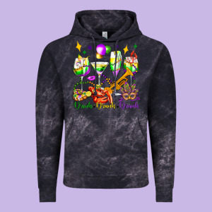 Drink Drank Drunk Mardi Gras Wine Glasses Olivia Vintage Hoodie Designed By Oliviacreatesart