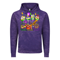 Cloud Purple drink drank drunk mardi gras wine glasses olivia Vintage Hoodie - OliviaCreatesArt