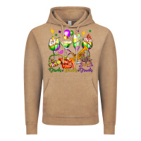 Vintage Coffee drink drank drunk mardi gras wine glasses olivia Vintage Hoodie - OliviaCreatesArt