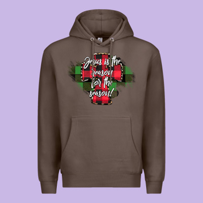 Jesus Is The Reason For The Season Premium Hoodie Designed By Cowhidedigitalart