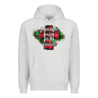 Dove Grey Jesus is the Reason For The Season Premium Hoodie - CowhideDigitalArt