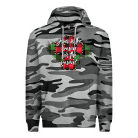 Slate Camo Jesus is the Reason For The Season Premium Hoodie - CowhideDigitalArt