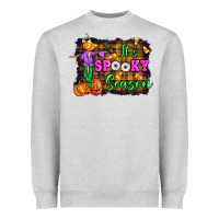 Heather Grey it's spooky season halloween Heavyweight Sweatshirt - Artiststas