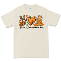 Bone Peace Love Pumpkin Spice Premium Tee - texasbilliewilder