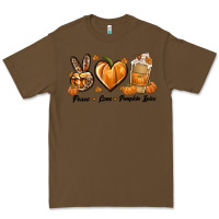 Cacao Peace Love Pumpkin Spice Premium Tee - texasbilliewilder