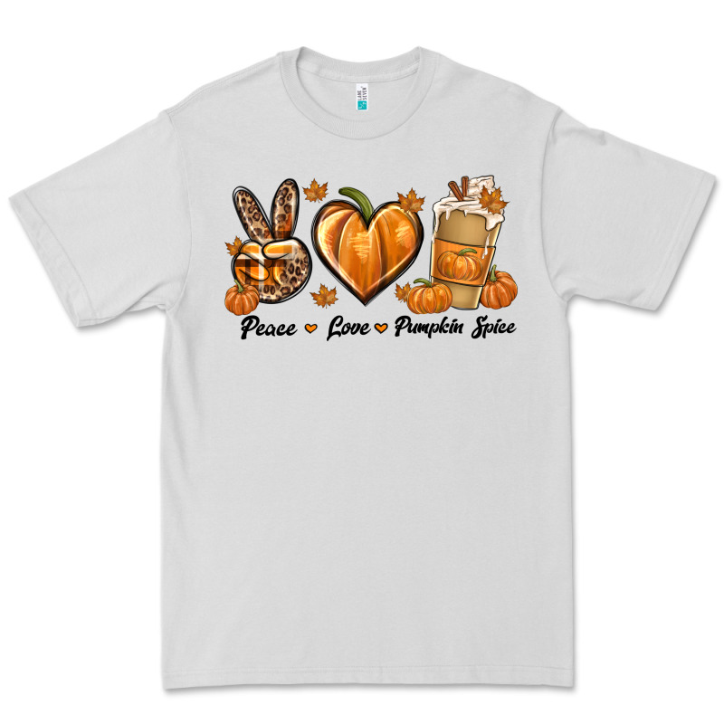 Peace Love Pumpkin Spice Premium Tee by texasbilliewilder | Teevron