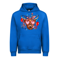 Cobalt western america cow Urban Hoodie - JahusDesignShop